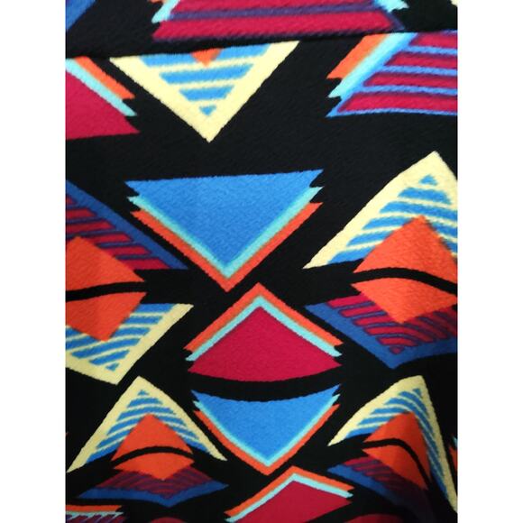 $Art to wear geometric Retro womens midi skirt Size Small pattern soft layerable - Picture 4 of 5